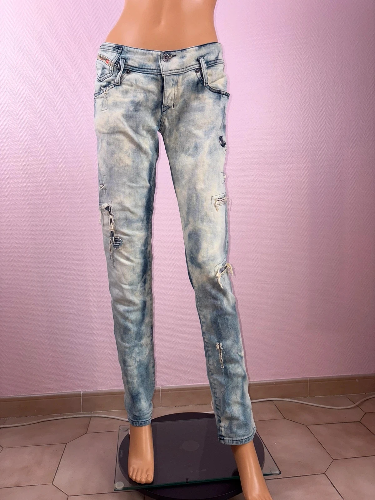 Jeans feminino diesel tamanho 28 em ótimo estado – photo 2
